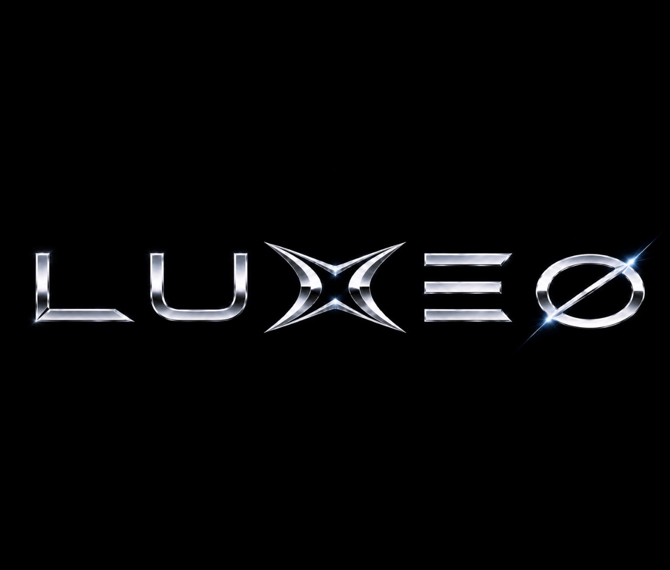 LUXEØ — the original chrome artist wordmark